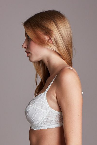 MİSS CLAİRE Women's Ecru Bra