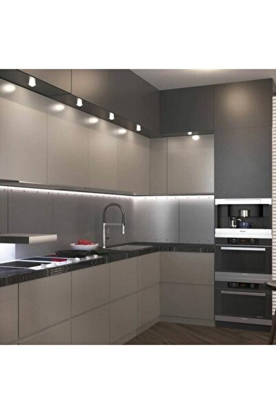 ACIKO Mutfak Tezgahı Için 4 Metre Mavi 3 Çipli Şerit Led Anahtarlı Set