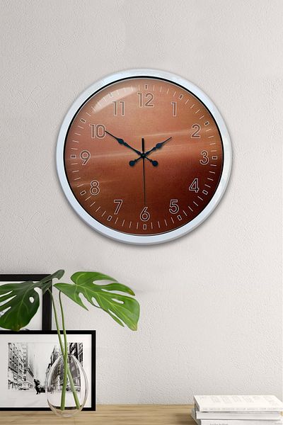 Kasva Concept Gift 40 cm White Metal Classic Wall Clock