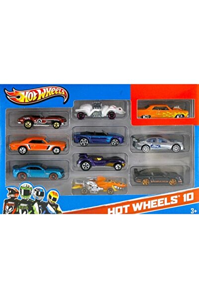HOT WHEELS 10'lu Araba Seti Mattel.h.54886