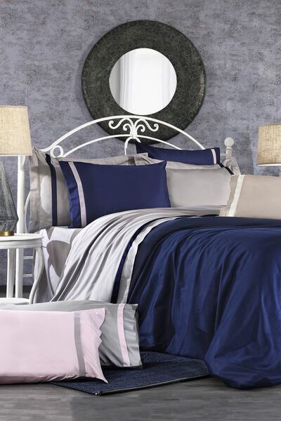Nazik Home Elite Organic Cotton Satin Sports Duvet Cover Set