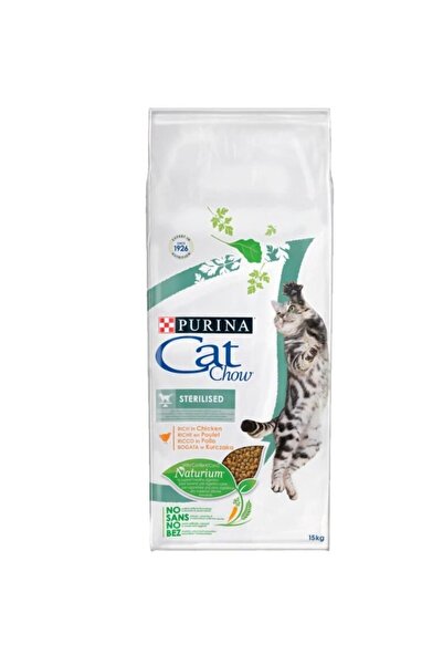 Purina Cat Chow Sterilised Kısırlaştırılmış Tavuklu Yetişkin Kedi Maması 15 Kg