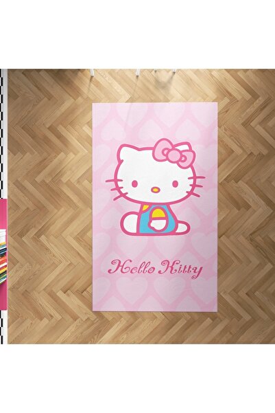 MEKTA HOME Hello Kitty Çocuk Ve Bebek Odası Halısı Mkth-195