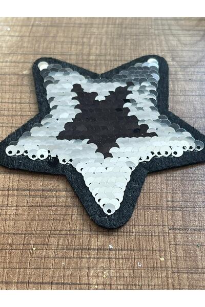 Gönülden Tasarım 8x8 Cm Paiete Steaua de fier - Patch de armă aplicat lipicios