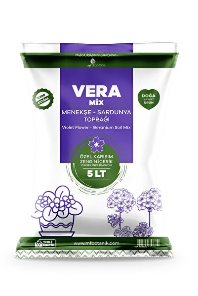 MF Botanik Menekşe Ve Sardunya Toprağı Özel Karışım Afrika Menekşe Ve Sardunya Toprağı 5 Litre