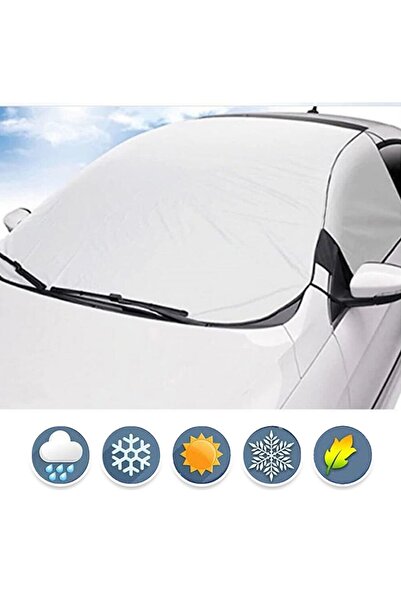 Microcase Güneş Ve Buzlanma Önleyici Araba Cam Üstü Güneş Kar Örtüsü Su Geçirmez Ön Ve Yan Cam Koruma Al3116