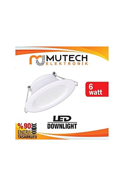 MUTECH 6 Watt Led Spot Beyaz X 15 Adet