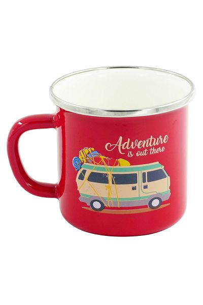 Orcamp Retro Enamel Mug Cup Adventure 330 Cc