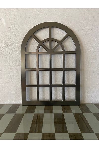 bangu Lacquer Painted Decorative Wall Frame Indian Window Mirror Channel 18mm Mdf 50X70 cm
