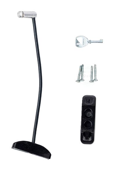 Pandogo Window Lock 1 Piece Black Door and Window Safety Apparatus Safety Product Lock