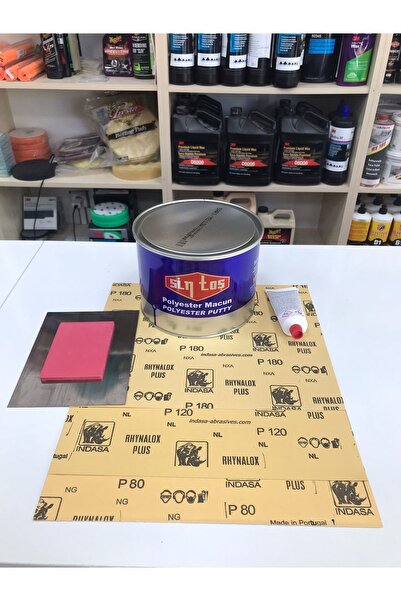 Sintaş Polyester Macun 3kg Set 3 Adet Zımpara-çelik-macun Lastiği