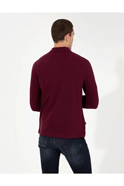 Pierre Cardin Ανδρικό φούτερ Slim Fit Polo Neck