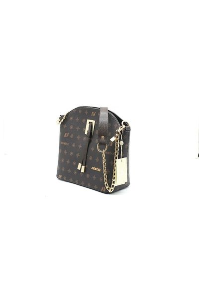 Armine 102 Bag Coffee Printed 25x35 Cm