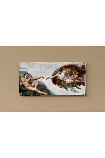 Carmen Michelangelo - Adem'in Yaratılışı Kanvas Tablo - Başyapıtlar