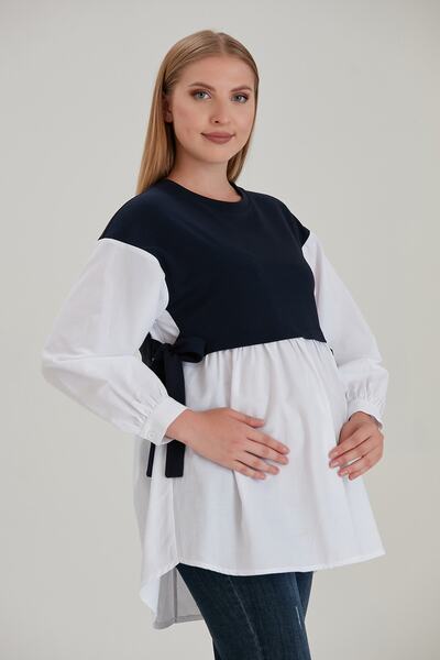 Entarim Maternity Tunic Plain Regenerated