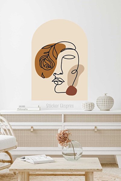 Sticker Ekspres Soyut Sanat Bohem Duvar Sticker