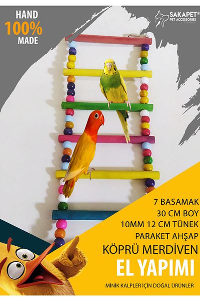 SAKAPET Budgie - Cage Bridge Ladder
