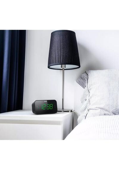 Philips Tar3306 Clock Radio Large Clock Dual Alarm 20 Fm Digital Programming Sleep Timer