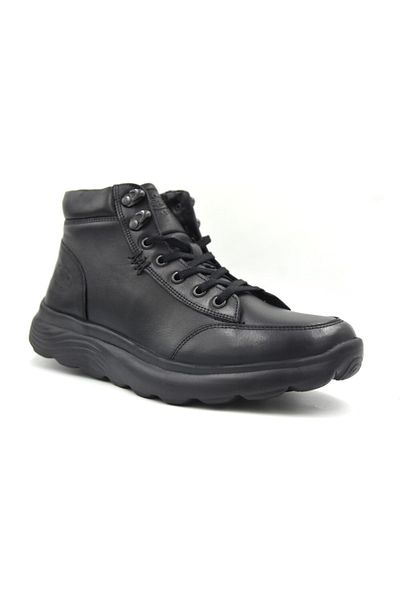 Dockers By Gerli Dockers 233072 Μαύρες Γνήσιες Δερμάτινες Ανδρικές Μπότες