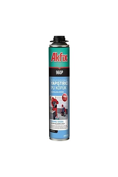 Genel Markalar Akfix 960p Tabancalı Mantolama Köpüğü Yapıştırıcı Köpük 850 Gr