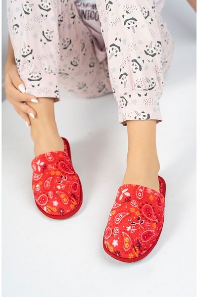 Eylül Spor Women's House Slippers Daily Dowry Bundle with Sponge Inside Guest Daily Balcony Slippers
