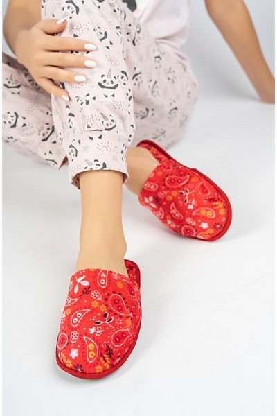 Eylül Spor Women's House Slippers Daily Dowry Bundle with Sponge Inside Guest Daily Balcony Slippers