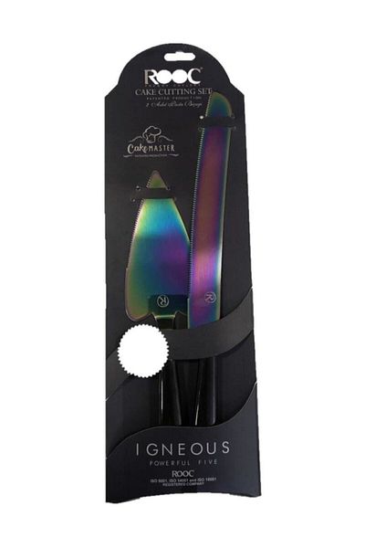Rooc Cake Master Rainbow Cake Serving Set