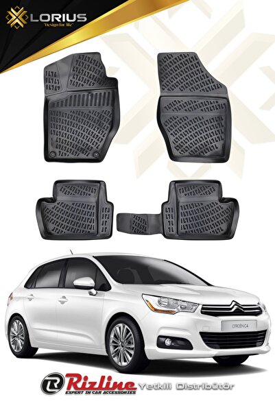 Rizline Citroen C4 Ds4 2011- 2018 3d Havuzlu Paspas