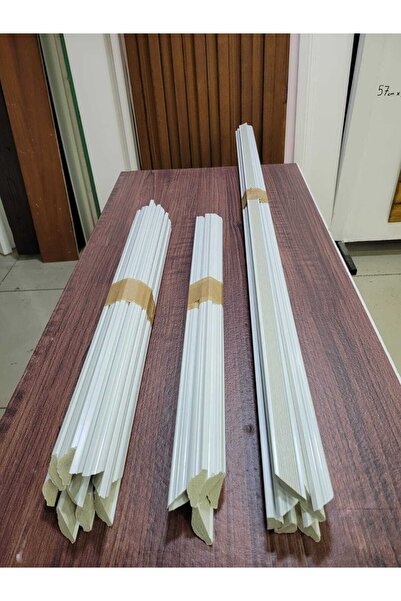 ANKARA KARTONPİYER Dekoratif Boyanabilir 4 Cm Duvar Çıtası 6 Adet Hazır Kesimli Çerçeve Paketi