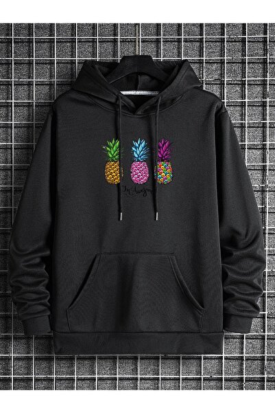 DAXİS Sportwear Company Pineapple Printed Oversize Sweatshirt