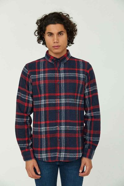 Cazador Erkek 2063 Oduncu Gömlek Cıvıt Mavısı