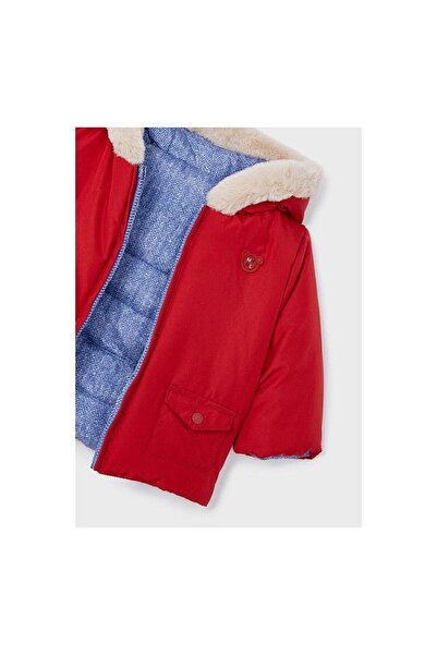 MAYORAL Coat Double Sided Coat Blue Red