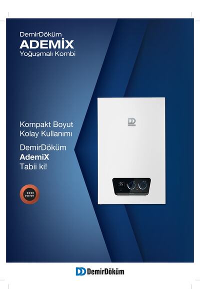 Demirdöküm Ademix P 24/28 (20.640 KCAL/H) - Baca Dahildir.