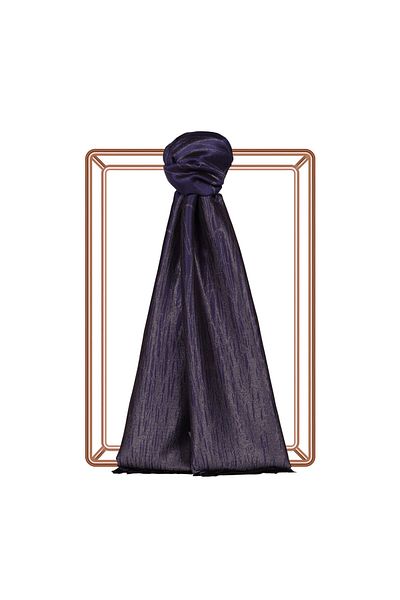 ipekevi Şal de mătase Saks Blue Lurex