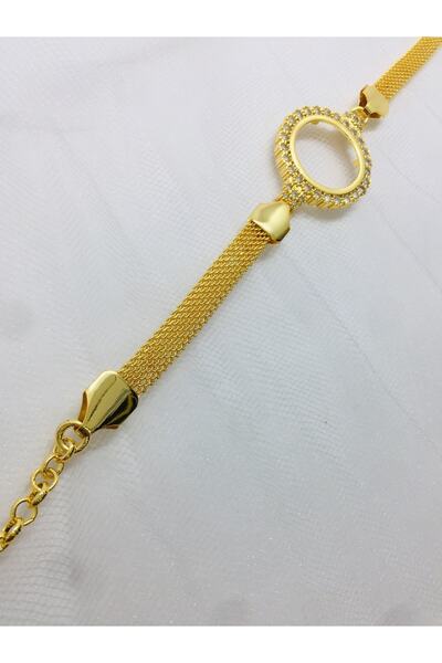 Çelikoğlu Kuyumculuk 22 Ayar Altın Kaplama Çeyreksiz Bileklik