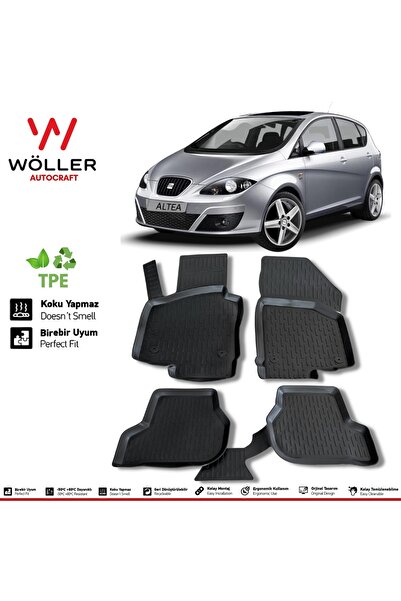 wöller Seat Altea Paspas 2004 2008 Arası 3d Havuzlu Paspas