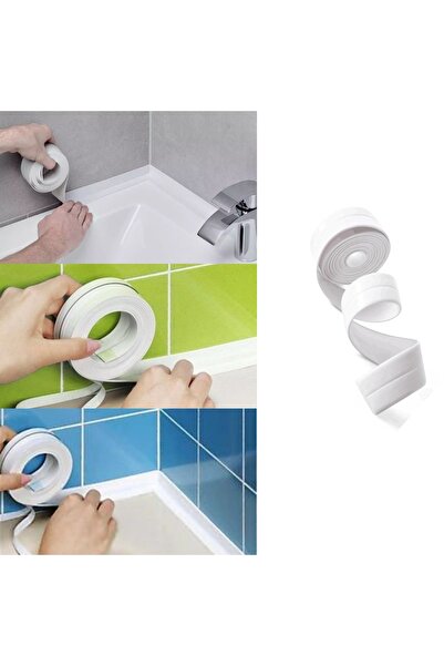 Neme Dayanıklı Küfe Dayanıklı Su Sızdırmaz Bant Lavabo Küvet Kenar Bandı Küvet Duş Bant