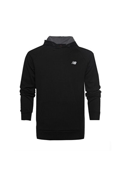 New Balance Hanorac negru pentru bărbați Mnh3224