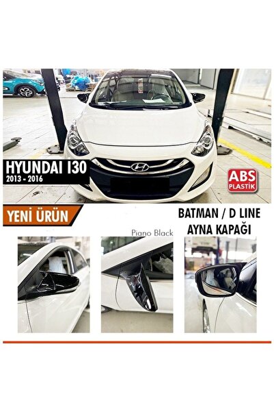 Oto Çizgi Hyundai I30 2012-2018 Sağ Sol Yarasa Ayna Kapağı 2li Set