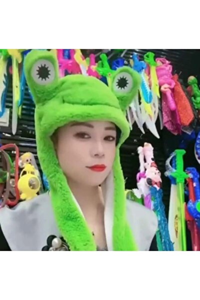 gökhanbijuteri Капелюх із вухами, що рухаються, у вигляді жаби