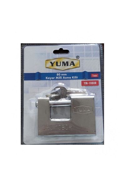 KobalBusiness Yuma Ym 1080R Sliding Shaft Padlock 80 mm