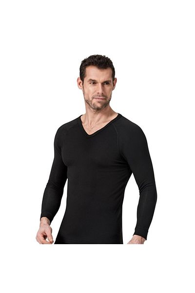 Namaldı Men's Thermal Long Sleeve V-Neck Undershirt 174 3 Pack