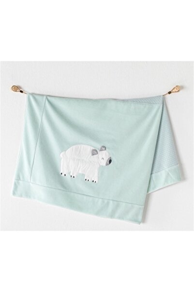 andywawa AC23099 Дитяча ковдра Оксамитова Маленький білий ведмедик