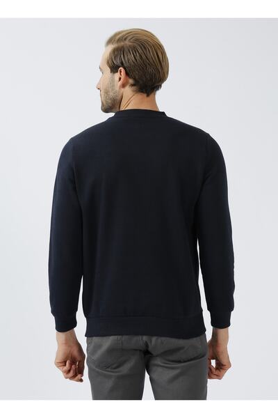 SÜVARİ O Yaka Regular Fit Düz Lacivert Erkek Kazak Tr2013700291