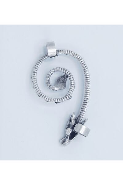 DÜKKAN DESİGN Gothic Ejderha Sarmal Elf Kıkırdak Küpe