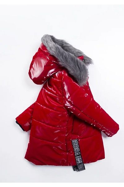 Midimod Gold Girl's Thick Hooded Fleece Coat