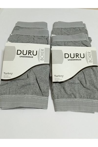 Duru Οικονομική συσκευασία Lycra 6 τεμαχίων γκρι μπόξερ
