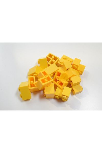 LEGO Original Accessory Moc Custom Creator Brick Corner 2 X 2 Corner Brick Yellow 4 Pieces to Ship