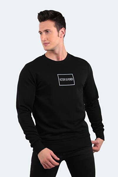 Slazenger Sports Sweatshirt - Black - Slim
