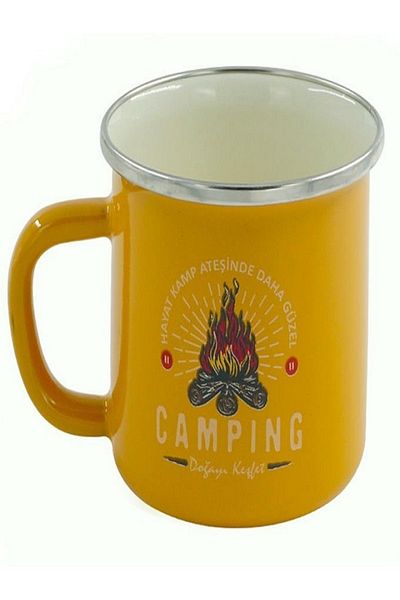 Orcamp Retro Enamel Mug Cup Adventure 330 Cc--e&donline